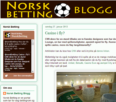 Norsk Betting Blogg